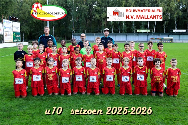 kleine ploegfoto U10