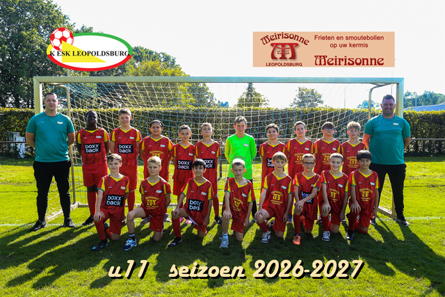 Ploegfoto U11 K.ESK Leopoldsburg